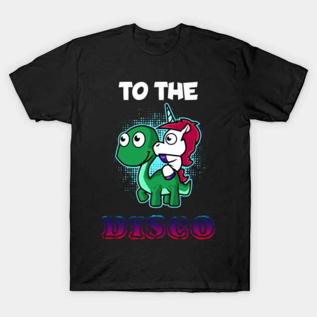Discover Disco Dino Unicorn - Unicorn - T-Shirt