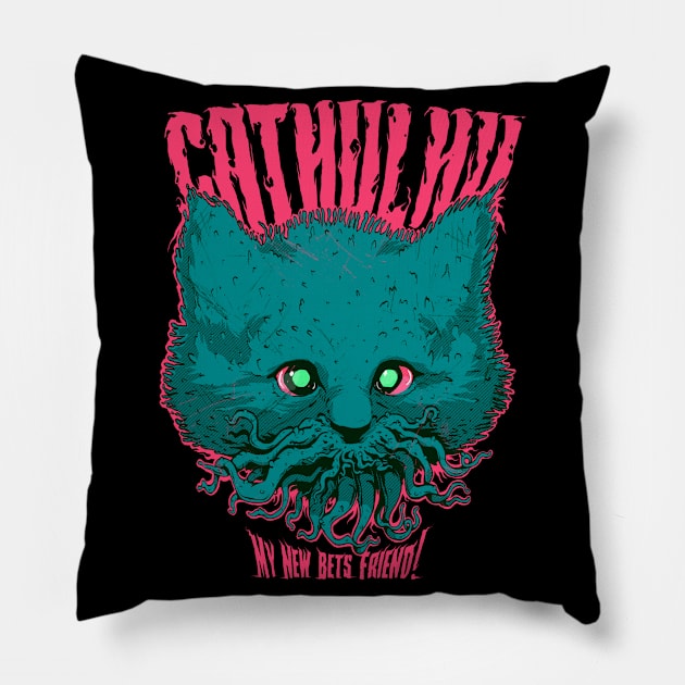 Cathulhu Pillow by MeFO