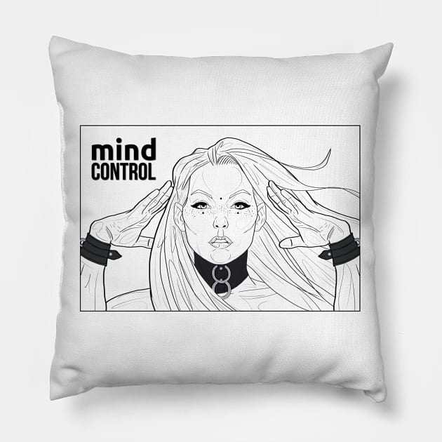 MK ULTRA MK Pillow by andres uran