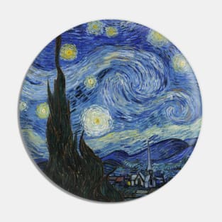 Starry Night by Van Gogh Pin