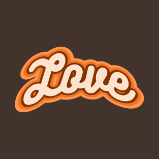 Retro vintage love T-Shirt