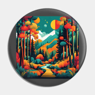 FOREST ART Pin