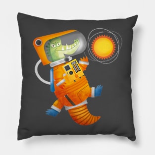 Space Crocodile. Pillow