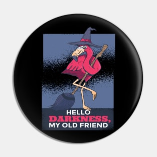 Halloween Flamingo Pin