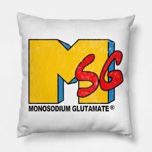 MSG 90s Aesthetic Funny Pillow