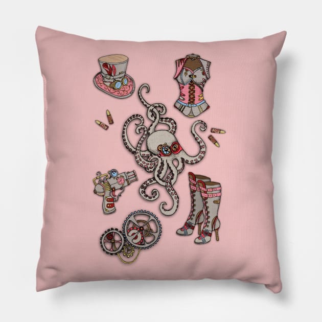 Steampunk Pillow by micklyn