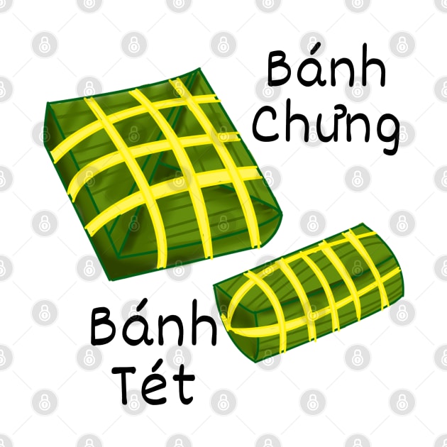 Banh Chung Banh Tet; Tet; Lunar New Year, Vietnamese New Year by AZNSnackShop