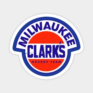 Defunct Milwaukee Clarks Hockey 1949 Magnet