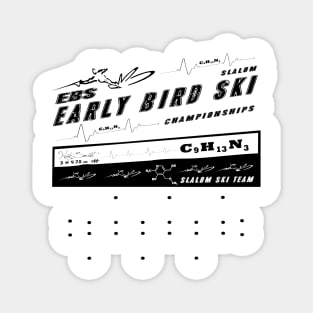 Early Bird Slalom Ski Championships Magnet