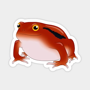 Tomato Frog Smiling Magnet