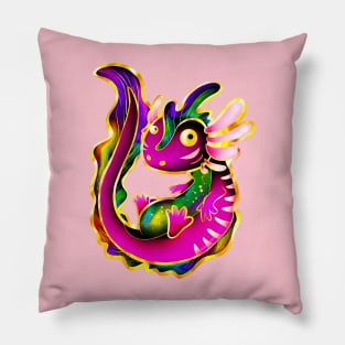 Galaxy axolotl Pillow