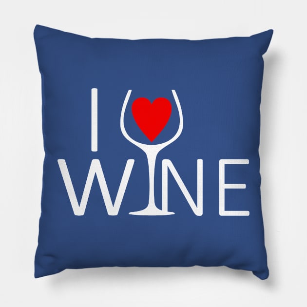 love wine 1 Pillow by Hunters shop