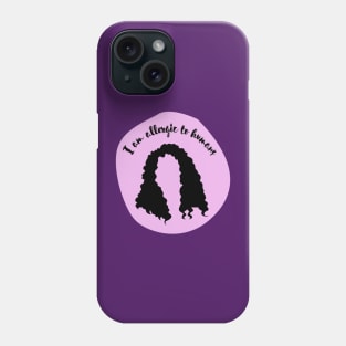 I am allergic to humans - Purple Phone Case