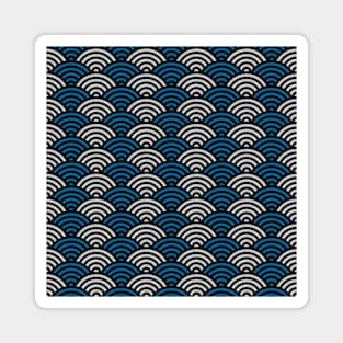 Traditional Japanese Wagara SEIGAIHA - Anime Patterns Magnet