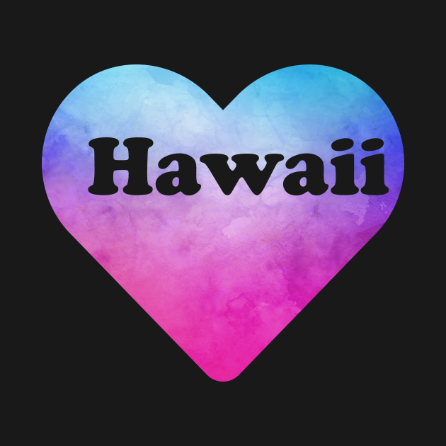 I Love Hawaii USA Hawaii TShirt TeePublic