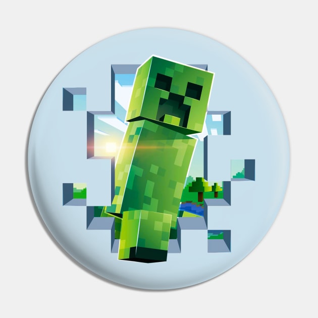 Creeper Pin by puffstuff