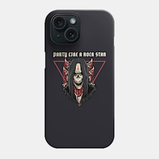 Evil Skull Party Like A Rock Star Phone Case