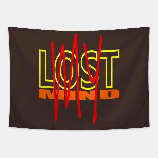 Lost My MInd Tapestry by YellowSplash