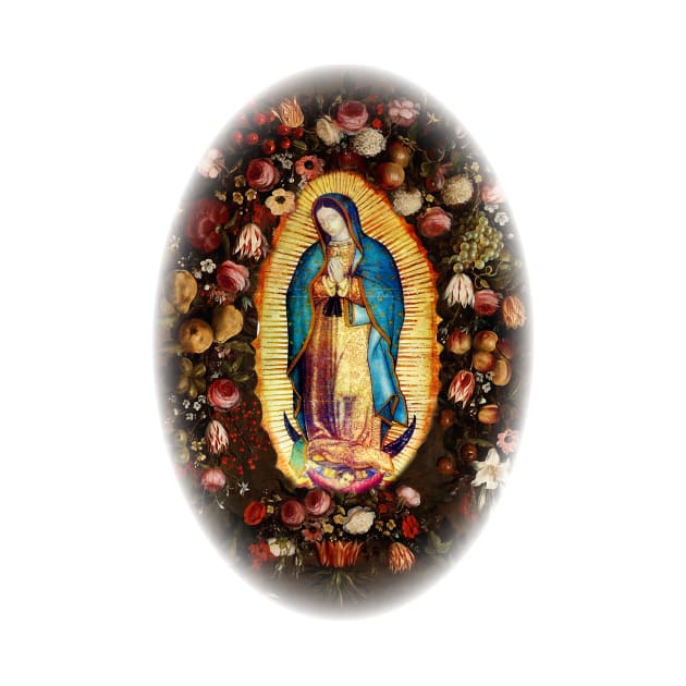 Our Lady of Guadalupe Mexican Virgin Mary Mexico Aztec Tilma 20-102 by hispanicworld