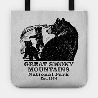 Great Smoky Mountains National Park Vintage Design Tote