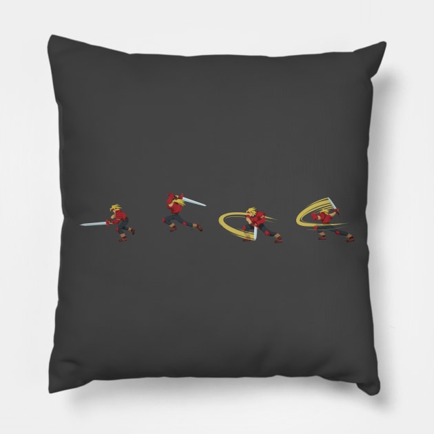 Double Slash! Pillow by CHILLFORTRESS