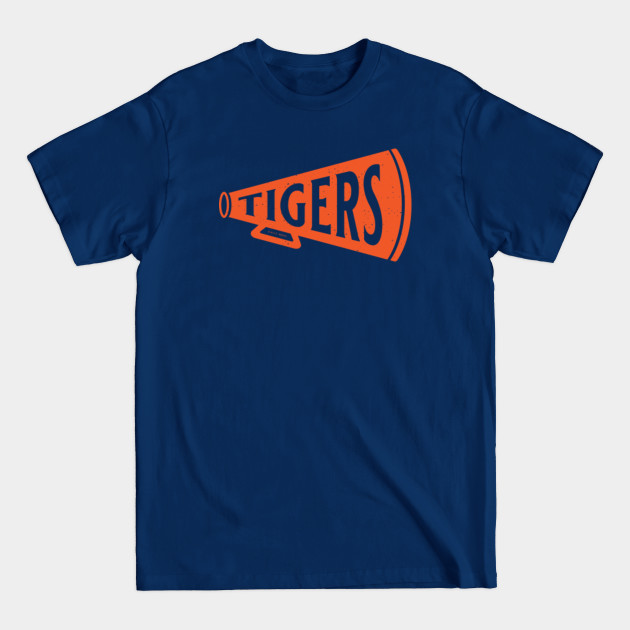 Disover Vintage Megaphone - Princeton Tigers (Orange Tigers Wordmark) - Princeton - T-Shirt