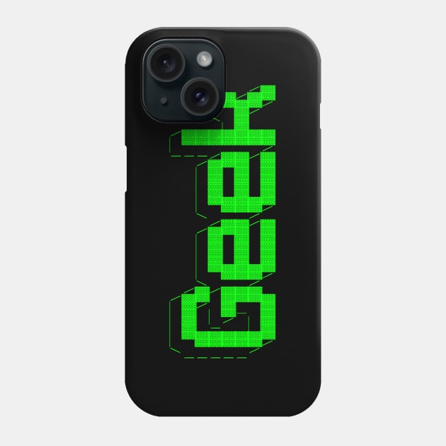 Geek Computer Text Phone Case by AKdesign