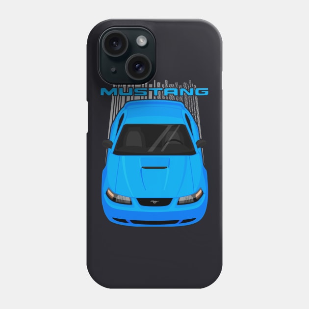 Mustang GT 1999 to 2004 SN95 New Edge - Atlantic Blue Phone Case by V8social