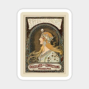 Art Nouveau advertising Magnet