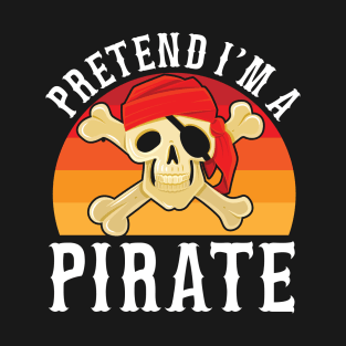 Printed I'm A Pirate T-Shirt
