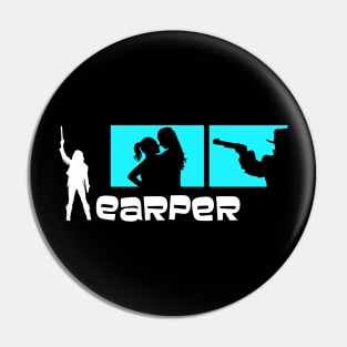 Earper 1960's Retro Archer Inspired Design Pin