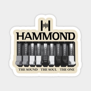 Hammond Organ logo and graphics Magnet