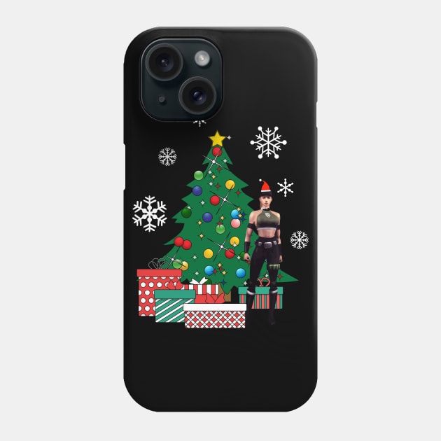 Sonya Blade Around The Christmas Tree Mortal Kombat Phone Case by Nova5