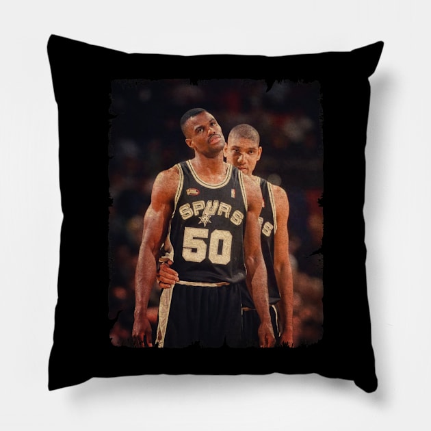 Twin Towers in The 1999 Finals - David Robinson Pillow by MJ23STORE