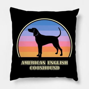 American English Coonhound Vintage Sunset Dog Pillow