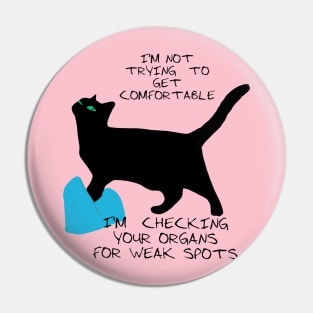 Another Cat Warning Pin