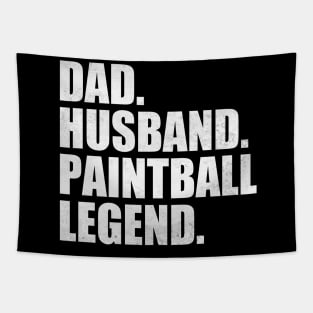 Funny Paintball Dad Husband Legend Paintball Father's Day Tapestry