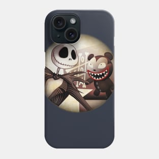 scary teddy - no text Phone Case