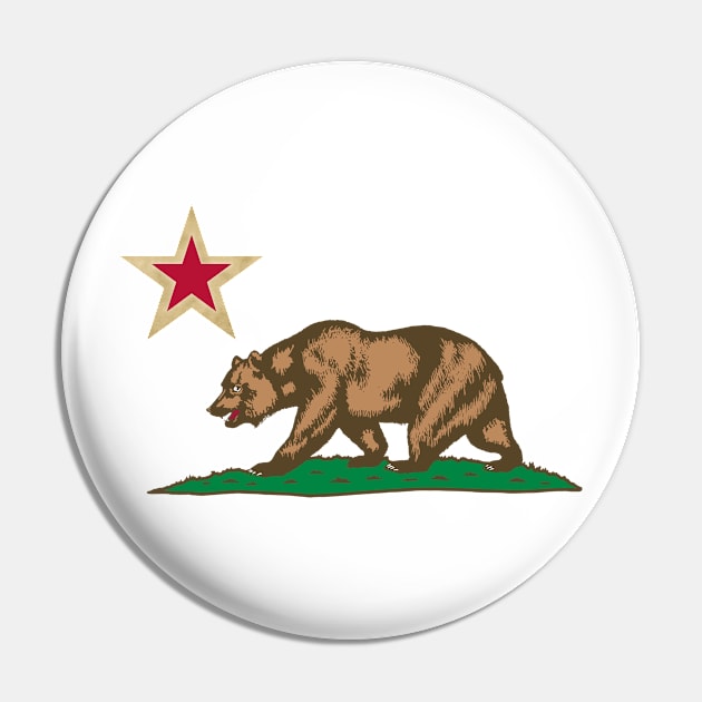 California Flag II Pin by Cascadia by Nature Magick