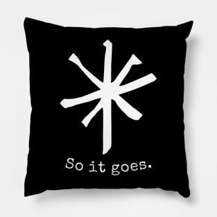 The Vonnegut - So It Goes. Pillow