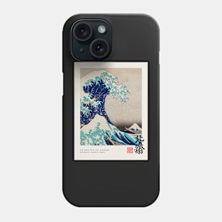 The Great Wave off Kanagawa Poster Phone Case