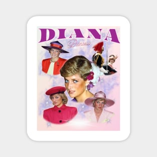 Princess Diana Collage, Queen of Hearts Tribute Magnet