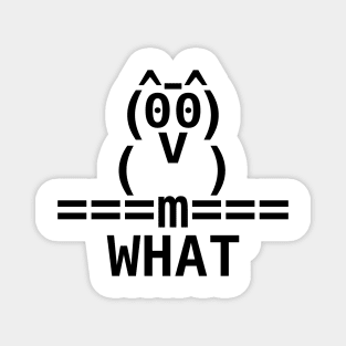 Ascii Owl Magnet