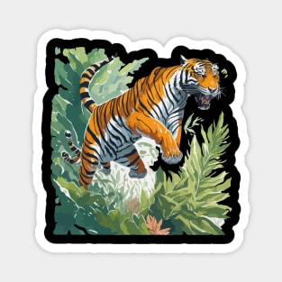 Tiger in the Jungle Magnet