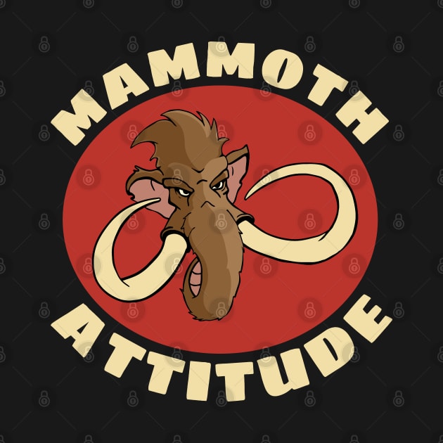 Woolly Mammoth Pun Mammoth Attitude Graphic by Huhnerdieb Apparel