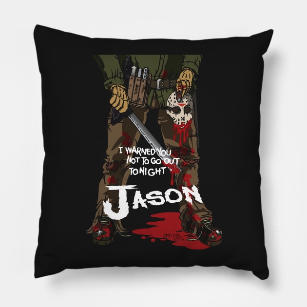 Jason Maniac Pillow by Ibentmywookiee