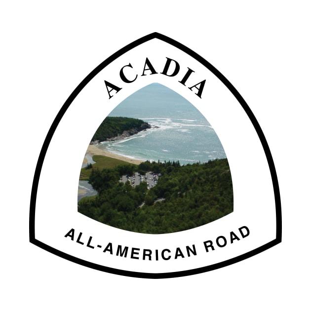 Acadia All-American Road trail marker by nylebuss