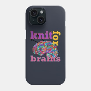 Knit For Brains Phone Case