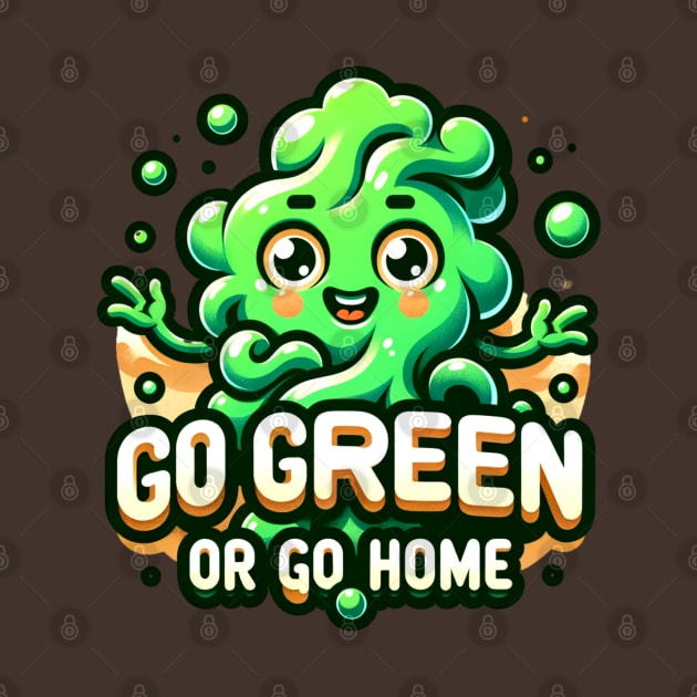 Go Green or Go home- Happy St. Patrick's Day by TaansCreation 