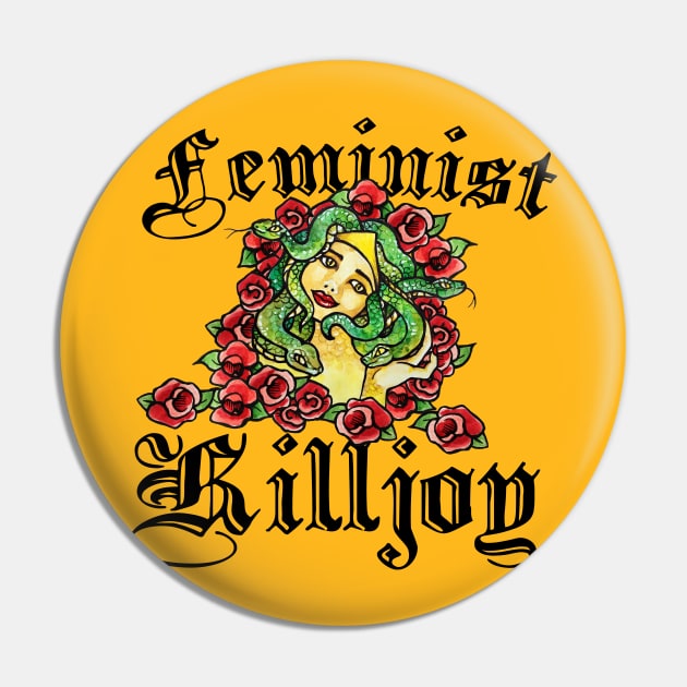 Feminist Killjoy Pin by bubbsnugg